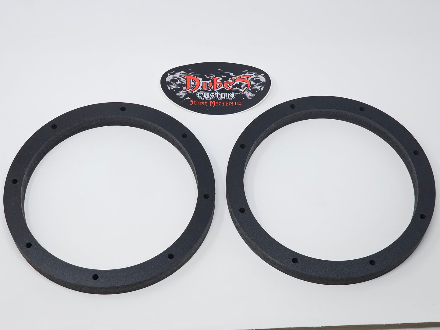 8" Expanded PVC Speaker Spacers 1/2 Thick (pair)