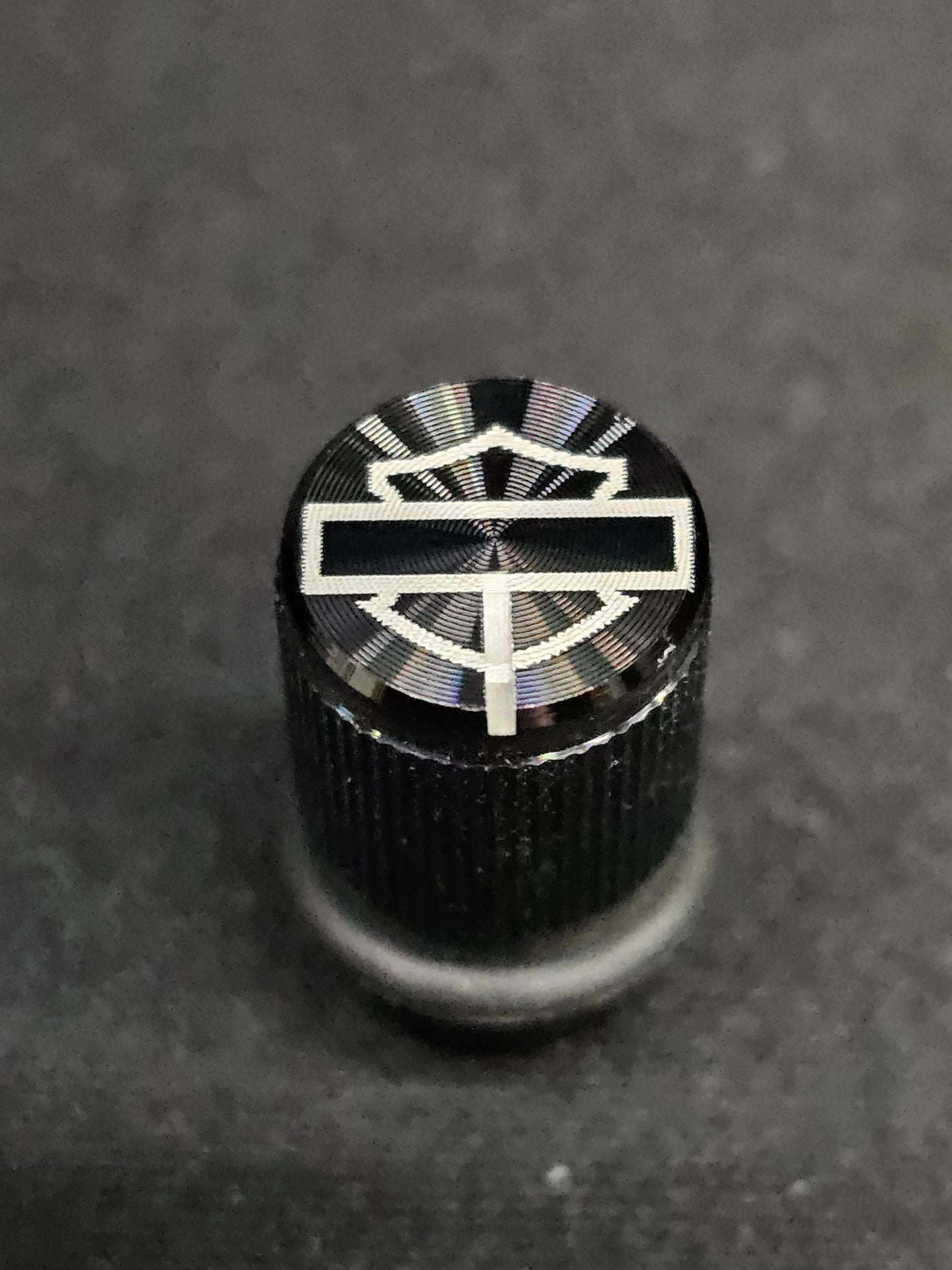 Laser marked knobs